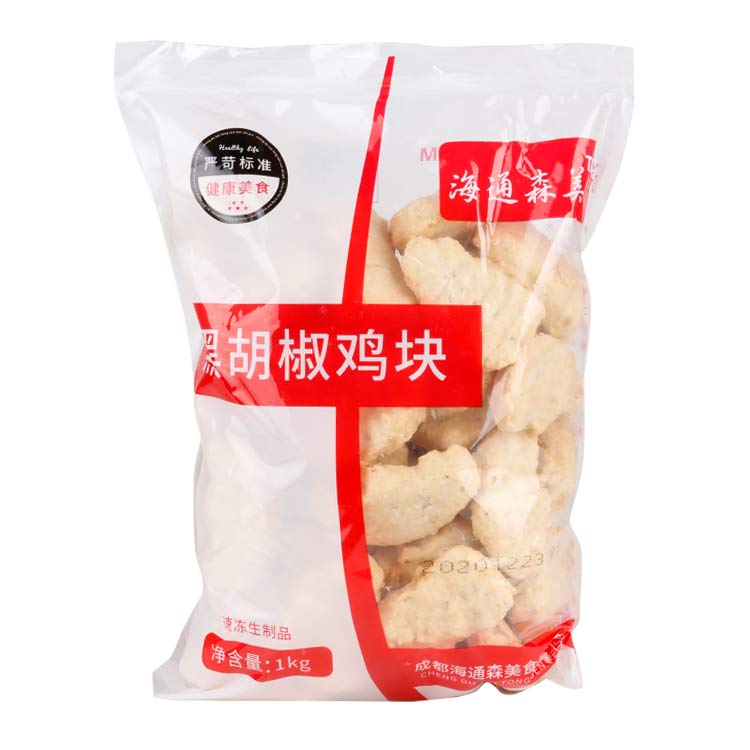 海通森美黑胡椒鸡块1kg*10袋